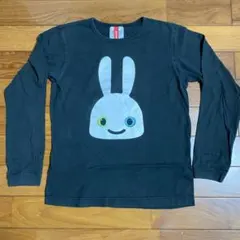CUNE 長袖Tシャツ ブラック うさぎのサムネイル