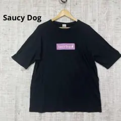 Saucy Dog ロゴプリント Tシャツ ブラック L