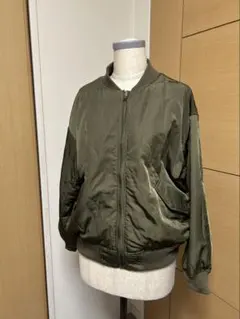 イング　INGNI レディース　カーキ　MA-1 Mサイズ