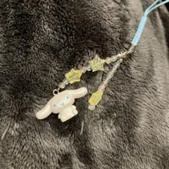 激レア　平成レトロ　シナモロール ストラップ サンリオ シナモン