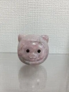 天然石】ピンクオパール ブタのカービング☆置物 - メルカリ