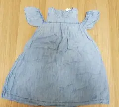 GAPKIDSノースリーブワンピース 140cm ライトブルー