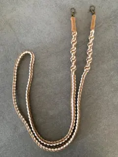 《シンプル》マクラメ　ショルダーストラップ　126cm