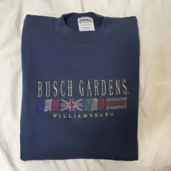 BUSCH GARDENS WILLIAMSBURG トレーナー 紺色 古着