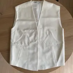 ZARA アイボリー ベスト