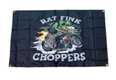 ラットフィンク バナー　旗　フラッグ　ガレージ　インテリア　バイク　アメリカン