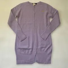カリアング　ニット　カーディガン　パープル　S