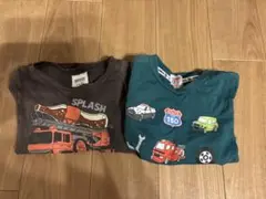 BREEZE TOMICA 長袖Tシャツ 2枚セット 90cmのサムネイル