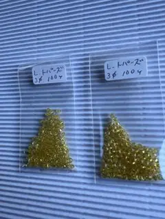 スワロフスキー3ミリ　ライトトパーズ200個