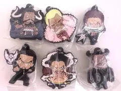 ONEPIECE ワンピース カプセルラバーマスコット　6個セット