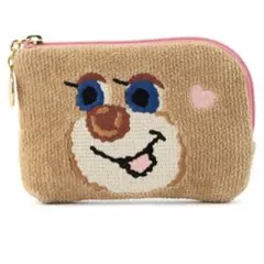 ラブラリーバイフェイラー ドアップテディガール　L字ポーチ