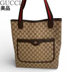 【美品✨】GUCCI トートバッグ GG シェリーライン A4サイズ収納◎