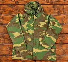 80s〜90s 米軍実物 ECWCS GEN1 ゴアテックスパーカ 迷彩　S-R