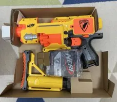 NERF互換 偽レイブン SPEED &光るマガジン &吸盤蓄光ダーツ&おまけ付