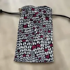 着物生地使用ハンドメイド巾着袋