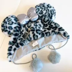 ヒョウ柄ミッキーマウス型帽子 レオパード ディズニーランド 廃盤