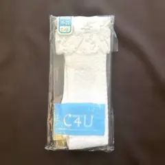 19〜22cm ガールズソックス C4U シャルレ フォーマル 靴下 白 レース
