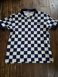 BEAMS GOLF × FRED PERRY ポロシャツ ネイビー×ホワイトのサムネイル