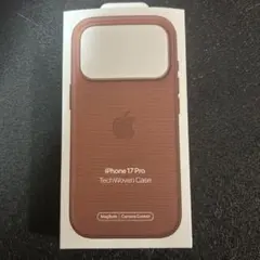 純正品MagSafe対応iPhone17Proテックウーブンケース シエナ