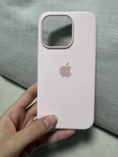iPhoneケース ピンク　純正　Apple 15proケース　15pro