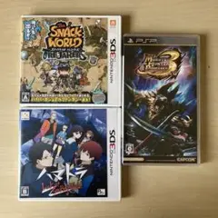 スナックワールドトレジャーズ　ハマトラ　モンスターハンター3rd 3DS PSP