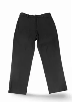 【UNIQLO】 スマートアンクルパンツ ブラックS ※股下64