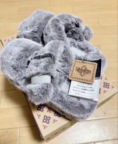 Skechers Cozy Wedge グレー 6号