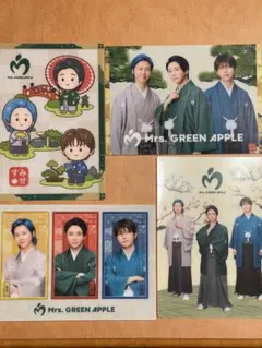 ミセスグリーンアップル　ビジュアルシート全４種類