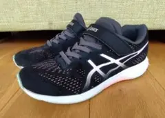 asics ブラック シューズ ベルクロ