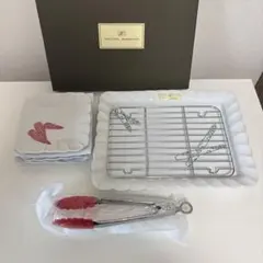 新品 川越達也 川越シェフ フライドディッシュセット 大皿 小皿 取り皿 トングのサムネイル
