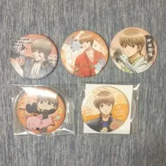 銀魂 銀魂展　真選組セット 缶バッジ　沖田総悟 描き下ろし 沖田総悟 缶バッジ 屋台食べ歩きVer. [銀魂