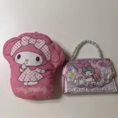 未使用 マイメロディ ポーチとバッグ