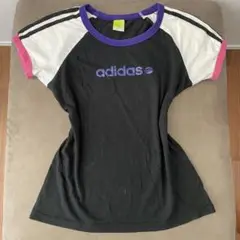 【 まお☺︎❤︎様 】adidasアディダス　ピチtロゴt 短丈　平成ギャルグランジ y2k 00s】adidasアディダス ピチtロゴt 平成ギャル マクブリング