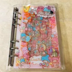 1点のみA6シャカシャカノートアクリルバインダー　 ツインスターズ