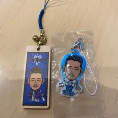 小林直己　千社札　ストラップ　携帯クリーナー