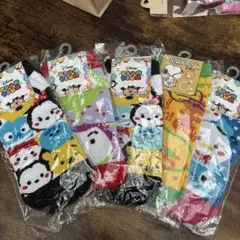 ディズニー靴下　ポケットミニタオルセット