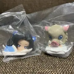 鬼滅の刃 おねむたん 陸ノ型 フィギュア 伊之助 アヲイ2体セット