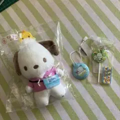サンリオ　ポチャッコ　ぬいぐるみ　ストラップ
