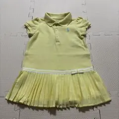 Ralph Lauren 黄色 ポロワンピース　80cm
