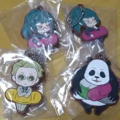 【呪術廻戦】呪術廻戦キャラばんちょうこうラバーマスコット　七海&パンダ&真希×2