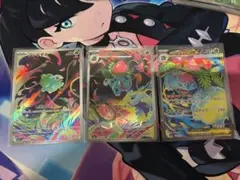 フシギダネフシギソウメガフシギバナex 進化ライン　3枚セットメガブレイブ④