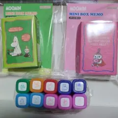 ムーミン／メモ２個とスタンプ１０ 個のセット売り／バラ売り不可ですのサムネイル