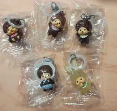 24時間以内発送✨️モンチッチ　めじるしアクセサリー　5種セットセミコンプリート