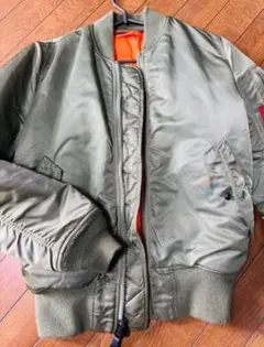 alpha MA-1フライトジャケット オリーブグリーン S