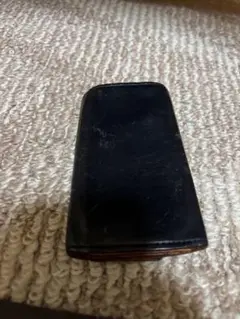 レザー製 折りたたみキーケース 黒　GANZO