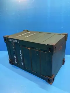 アンティーク】貨物コンテナ型 収納棚 ミリタリー 米軍放出 レトロ 