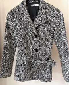 Dear Princess ツイード　ジャケット ブラック・ホワイト　コート