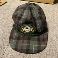 【希少】Munsingwear マンシングウェア　キャップ　グリーン　チェック