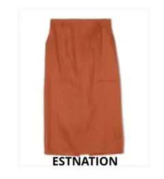ESTNATION◾︎エストネーション 麻タイトスカート 40のサムネイル