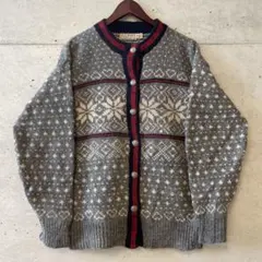 USA製 エルエルビーン ノルディック セーター カーディガン